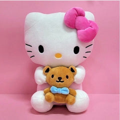 Sanrio Hello Kitty With Teddy Bear Friend Large 20" Plush Toy Preorder Showcase