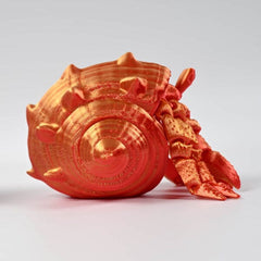 3D Treasures 3D-Printed Articulated Hermit Crab Fidget Toy (Multiple Colors) Simple Exclusive
