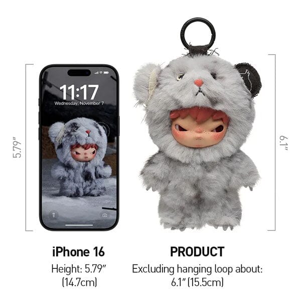 Pop Mart x HIRONO: Road Journal Series Collectible Plush Teddy Pendant Blind Box (1pc) Simple Pop Mart