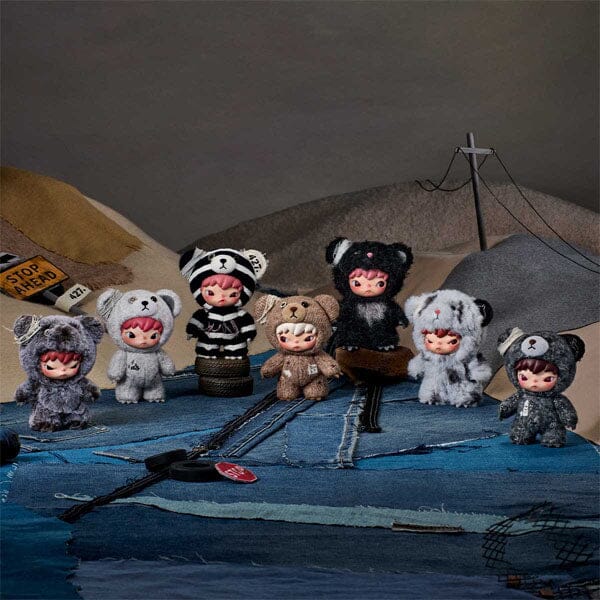 Pop Mart x HIRONO: Road Journal Series Collectible Plush Teddy Pendant Blind Box (1pc) Simple Pop Mart