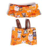 Outfit: Halloween Overalls & Matching Bucket Hat for Dolls - Petite Threads Simple Exclusive