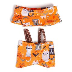 Outfit: Halloween Overalls & Matching Bucket Hat for Dolls - Petite Threads Simple Exclusive