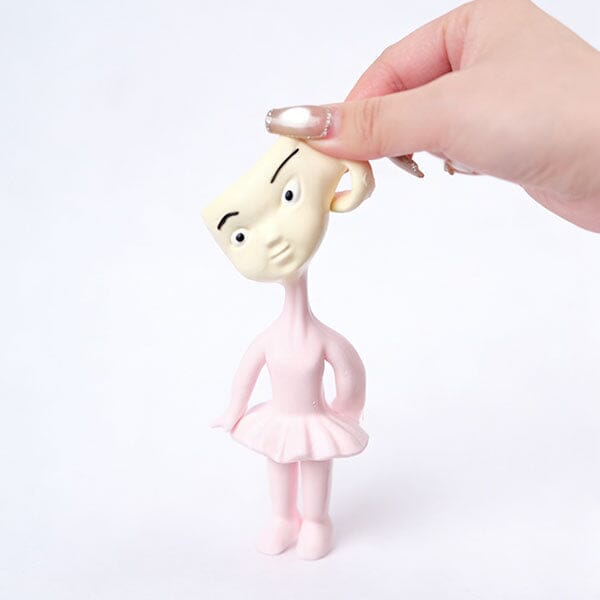 SqueezeSquad Italian Brainrot Taba Deluxe Premium Silicone Squishy Fidget Toy - Cappuccino Dancer Meme Buddy Simple SqueezeSquad