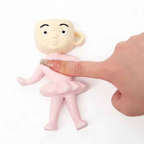 SqueezeSquad Italian Brainrot Taba Deluxe Premium Silicone Squishy Fidget Toy - Cappuccino Dancer Meme Buddy Simple SqueezeSquad