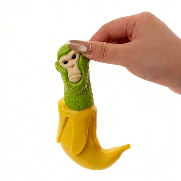 SqueezeSquad Italian Brainrot Taba Deluxe Premium Silicone Squishy Fidget Toy - Monkey Banana Meme Buddy Simple SqueezeSquad