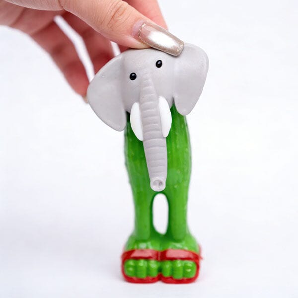 SqueezeSquad Italian Brainrot Taba Deluxe Premium Silicone Squishy Fidget Toy - Elephant Cactus Meme Buddy Simple SqueezeSquad