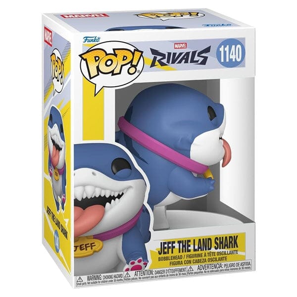 Funko Pop! Marvel Rivals: Jeff the Land Shark Figure Simple Funko