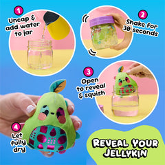 Magic Jellykins Water-Activated Surprise 3" Plush Toy Jar (1pc)