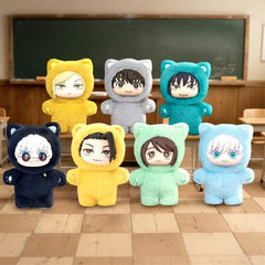 Jujutsu Kaisen Anime Cat Ear Plushie Series Plush Keychain Blind Box (1pc) Simple Jujutsu Kaisen