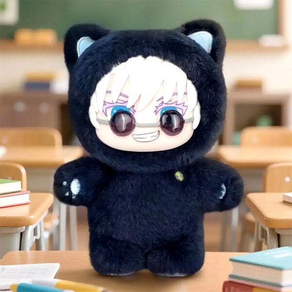 Jujutsu Kaisen Anime Cat Ear Plushie Series Plush Keychain Blind Box (1pc) Simple Jujutsu Kaisen