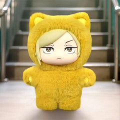 Jujutsu Kaisen Anime Cat Ear Plushie Series Plush Keychain Blind Box (1pc) Simple Jujutsu Kaisen