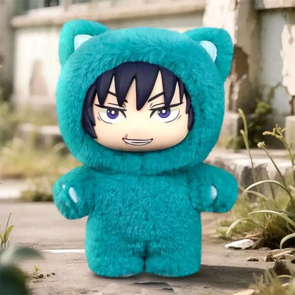 Jujutsu Kaisen Anime Cat Ear Plushie Series Plush Keychain Blind Box (1pc) Simple Jujutsu Kaisen