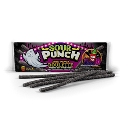 Sour Punch Ghost Pepper Roulette Straws 3.2oz Tray Simple Raindrops