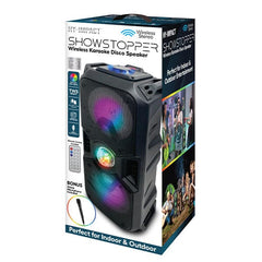 Hy-Impact Showstopper Wireless Karaoke Speaker With Disco Ball and Microphone Simple Hy-Impact