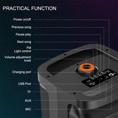 SoundLogicXT: Mini Karaoke Speaker With Microphone Simple SoundLogic XT
