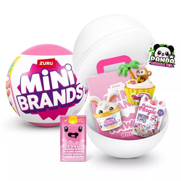 ZURU 5 Surprise Kawaii Kuties Mini Brands Series 1 Collectible Capsule Simple ZURU