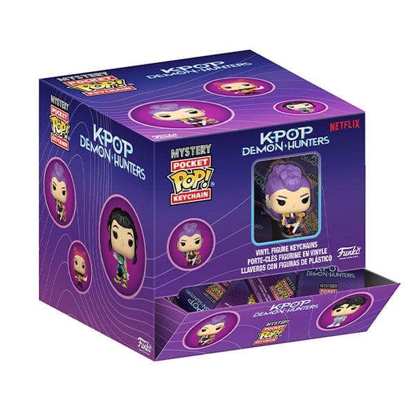 Funko Pop! Anime: KPop Demon Hunters Mystery Pocket Pop Keychains (1pc) Simple Funko