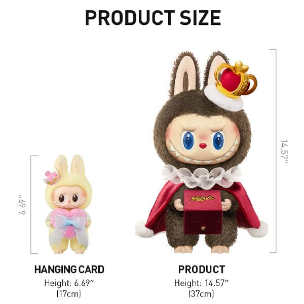 Pop Mart x THE MONSTERS: Giant 14" Labubu "Let's Checkmate" Series Plush Doll (1pc) Simple Pop Mart