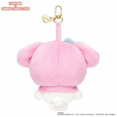Chiikawa Kiramekko My Melody × Hello Kitty Plush Keychain Simple Exclusive