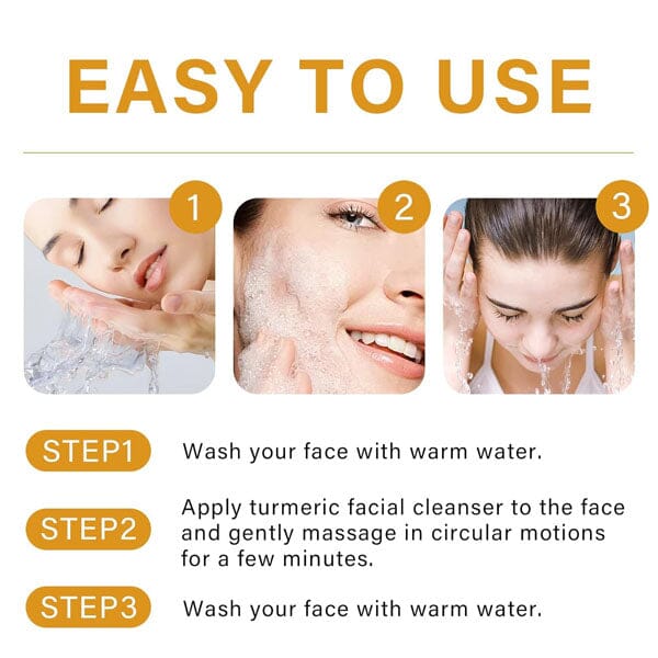 KojicLux Kojic Acid & Turmeric Face Wash Facial Cleanser (250mL) Simple Exclusive