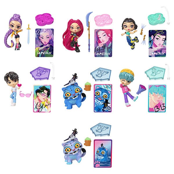 KPop Demon Hunters 4.5" Collectible Figurine Mattel Blind Box (1pc) Simple KPop Demon Hunters