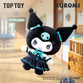 TOP TOY x Sanrio: Kuromi "School Life" Series Plush Keychain Blind Box (1pc) Simple TOP TOY