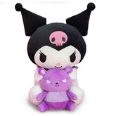 Sanrio Kuromi With Teddy Bear Friend Large 20" Plush Toy Simple Hello Kitty