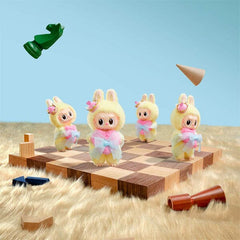 Pop Mart x THE MONSTERS: Labubu "Let's Checkmate" Plush Doll Pendant (1pc) Simple Pop Mart
