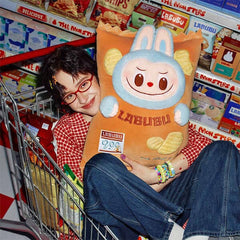 Pop Mart x THE MONSTERS: Wacky Mart Labubu Chips Giant 22" Plush Doll Pillow (1pc) Simple Pop Mart