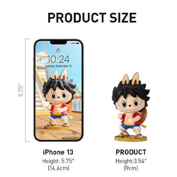 Pop Mart x THE MONSTERS: Labubu One Piece Anime Series Figurine Blind Box (1pc) Simple Pop Mart