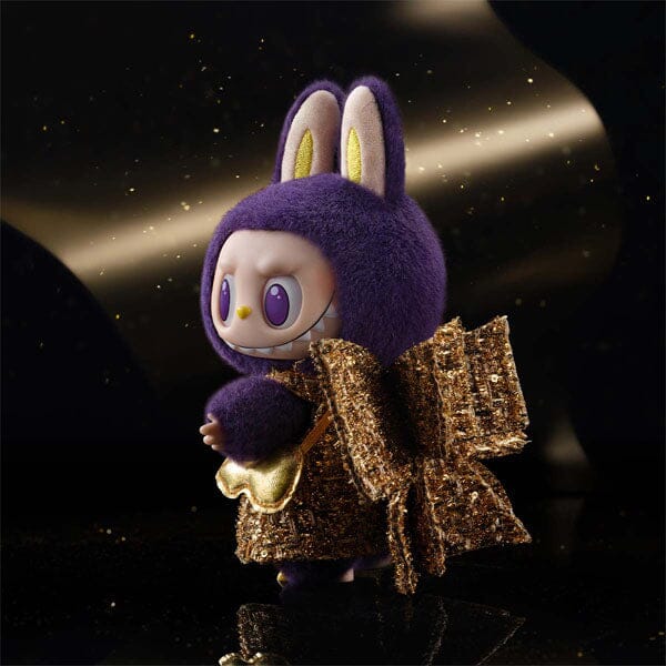Pop Mart x THE MONSTERS: Labubu Wearing PRONOUNCE Fashion Label "Wings Of Fortune" Plush Doll Pendant (1pc) Simple Pop Mart