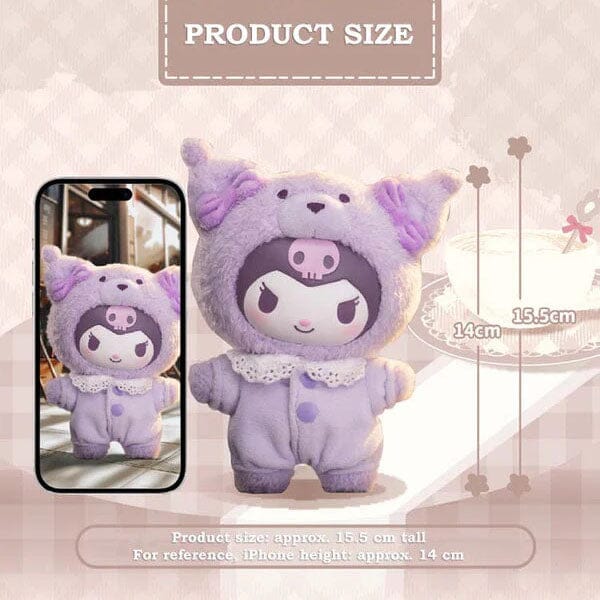 TOP TOY x Sanrio: "Latte Baby" Series Plush Keychain Blind Box (1pc) Simple TOP TOY