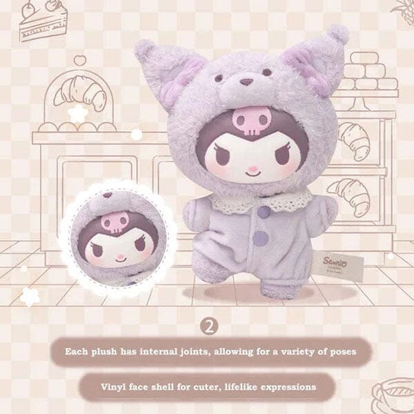 TOP TOY x Sanrio: "Latte Baby" Series Plush Keychain Blind Box (1pc) Simple TOP TOY