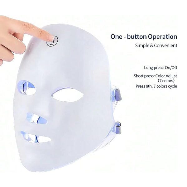 7-in-1 LED Light Therapy Wireless Face Mask Simple Exclusive