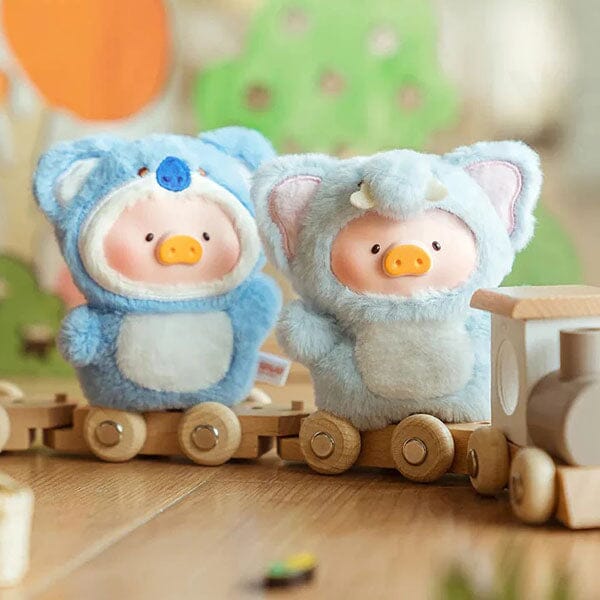 TOYZERO+ x Lulu The Piggy: Animal Party Puppet Show Series Plush Keychain Blind Box (1pc) Simple TOYZEROPLUS