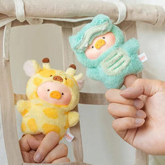 TOYZERO+ x Lulu The Piggy: Animal Party Puppet Show Series Plush Keychain Blind Box (1pc) Simple TOYZEROPLUS