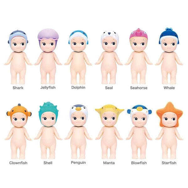 Sonny Angel Collectable Mini Cherub Figurines Marine Series Blind Box (1pc) Simple Sonny Angel