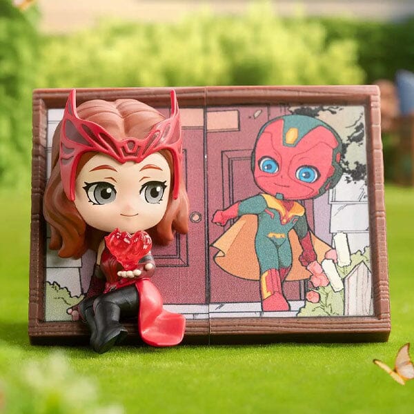 Pop Mart x Disney: Marvel Photo Frames Series Scene Set Figurine Blind Box (1pc) Simple Pop Mart