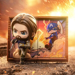 Pop Mart x Disney: Marvel Photo Frames Series Scene Set Figurine Blind Box (1pc) Simple Pop Mart