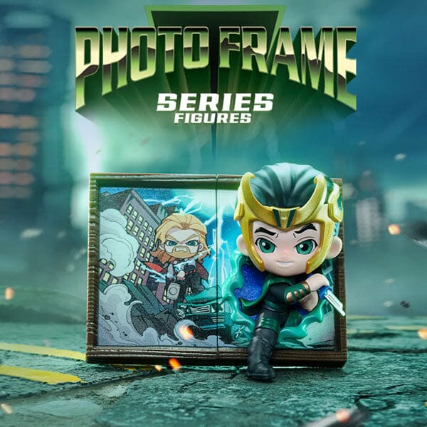 Pop Mart x Disney: Marvel Photo Frames Series Scene Set Figurine Blind Box (1pc) Simple Pop Mart