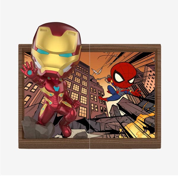 Pop Mart x Disney: Marvel Photo Frames Series Scene Set Figurine Blind Box (1pc) Simple Pop Mart