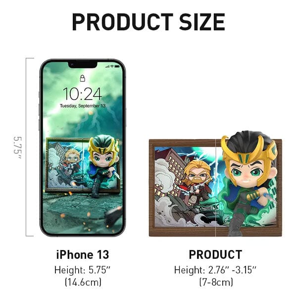 Pop Mart x Disney: Marvel Photo Frames Series Scene Set Figurine Blind Box (1pc) Simple Pop Mart