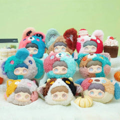 MayMei Once Forgotten Corners Series Kawaii Plush Doll Head Keyring Blind Box (1pc) Simple Nommi