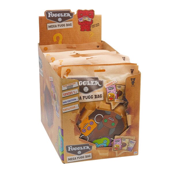 Fuggler Mega FUGG Bag Collectible Figurine Keychains 3-Pack Blind Bag (3pc) Simple Fuggler