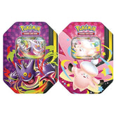 Pokémon TCG: Mega Moonlit Collectible Tin Box (Ships Assorted) Gengar or Clefable Simple Pokémon