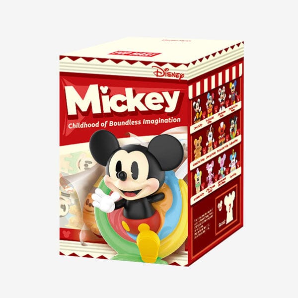 Pop Mart x Disney: Mickey Childhood Of Boundless Imagination Series Figurine Blind Box (1pc) Simple Pop Mart