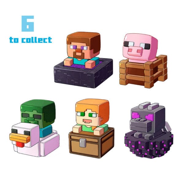 Minecraft Clickers Fidget Toy Blind Box (1pc) Simple Minecraft