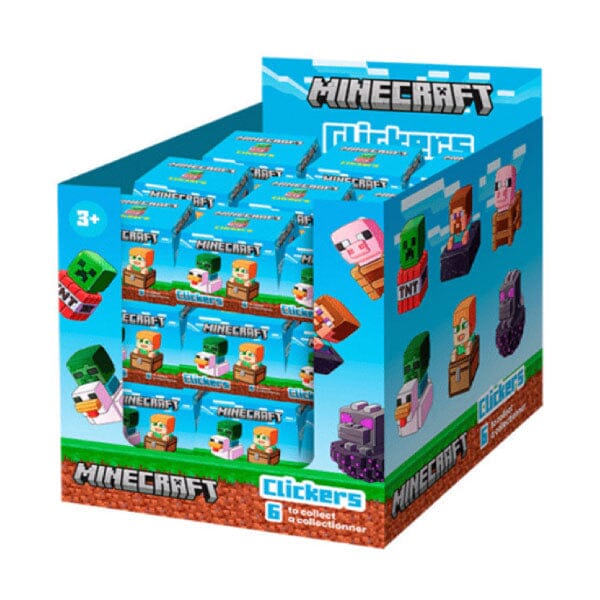Minecraft Clickers Fidget Toy Blind Box (1pc) Simple Minecraft