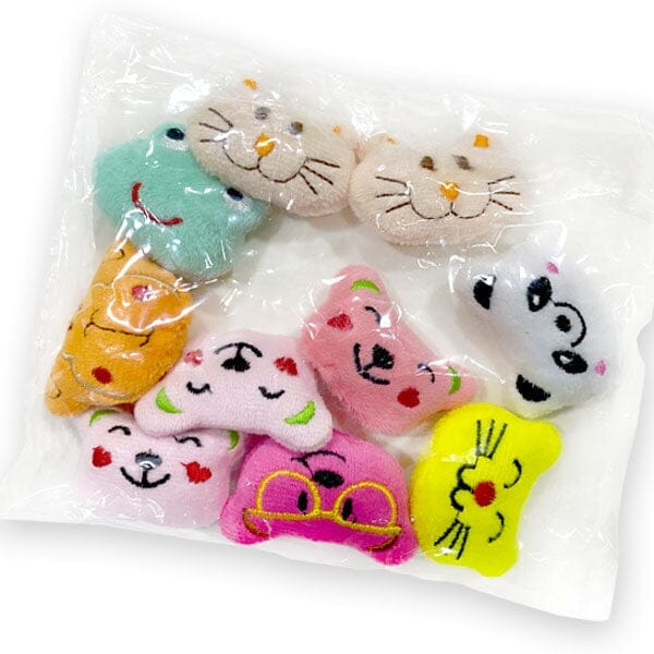 Candy Claw Machine Xtreme Mini Plush Prize Pack Capsule Stuffers (10pk) Simple Showcase