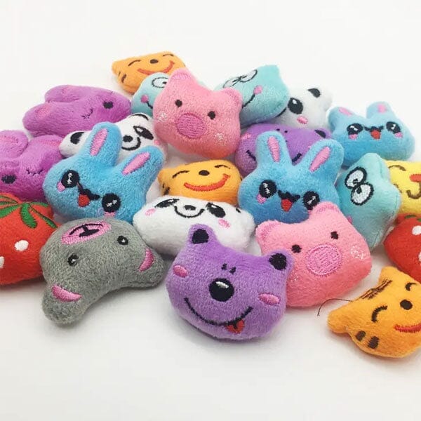 Candy Claw Machine Xtreme Mini Plush Prize Pack Capsule Stuffers (10pk) Simple Showcase
